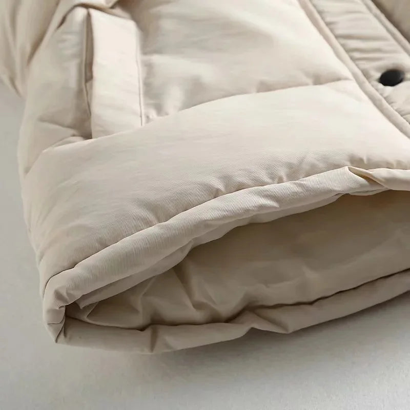 Cotton Padded Vest with Pockets