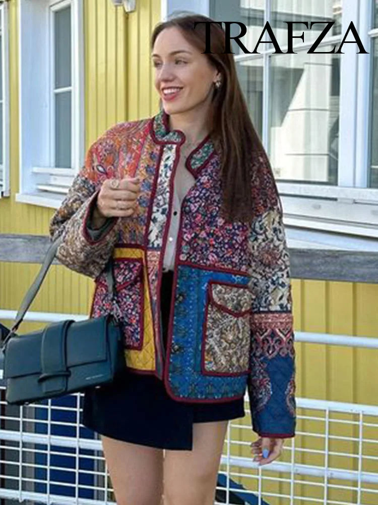 Patchwork Quilted Coat