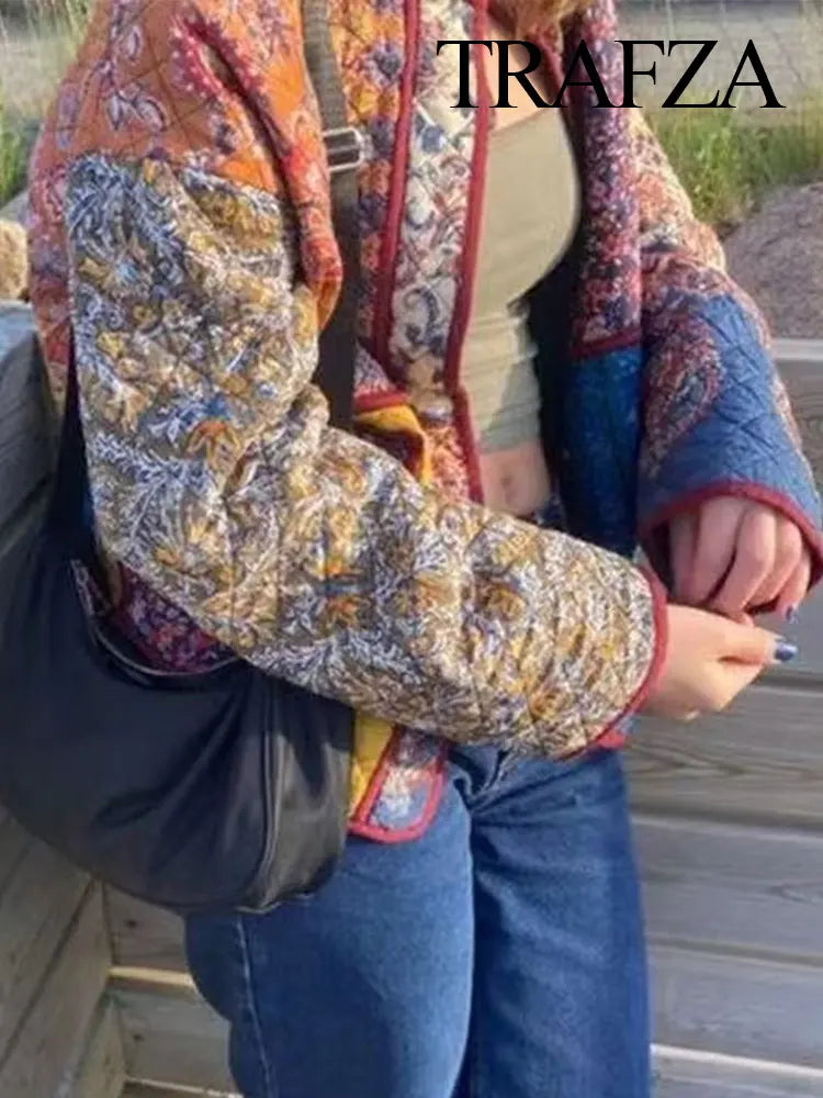 Patchwork Quilted Coat