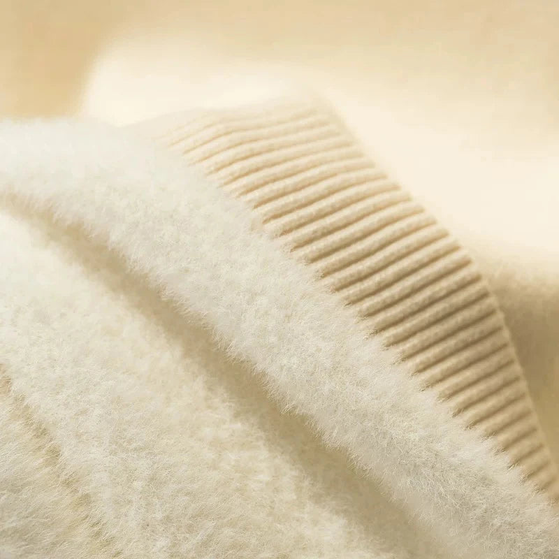 Thicken Velvet Lined Warm Turtleneck Sweater