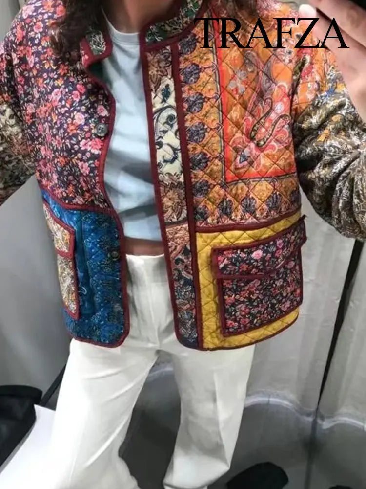 Patchwork Quilted Coat