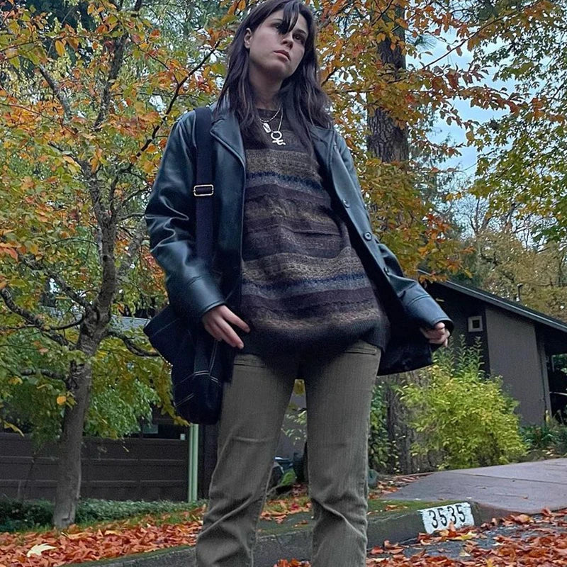 Retro Striped Sweater