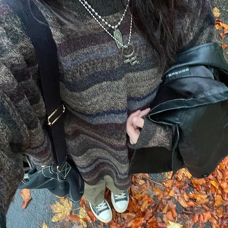 Retro Striped Sweater