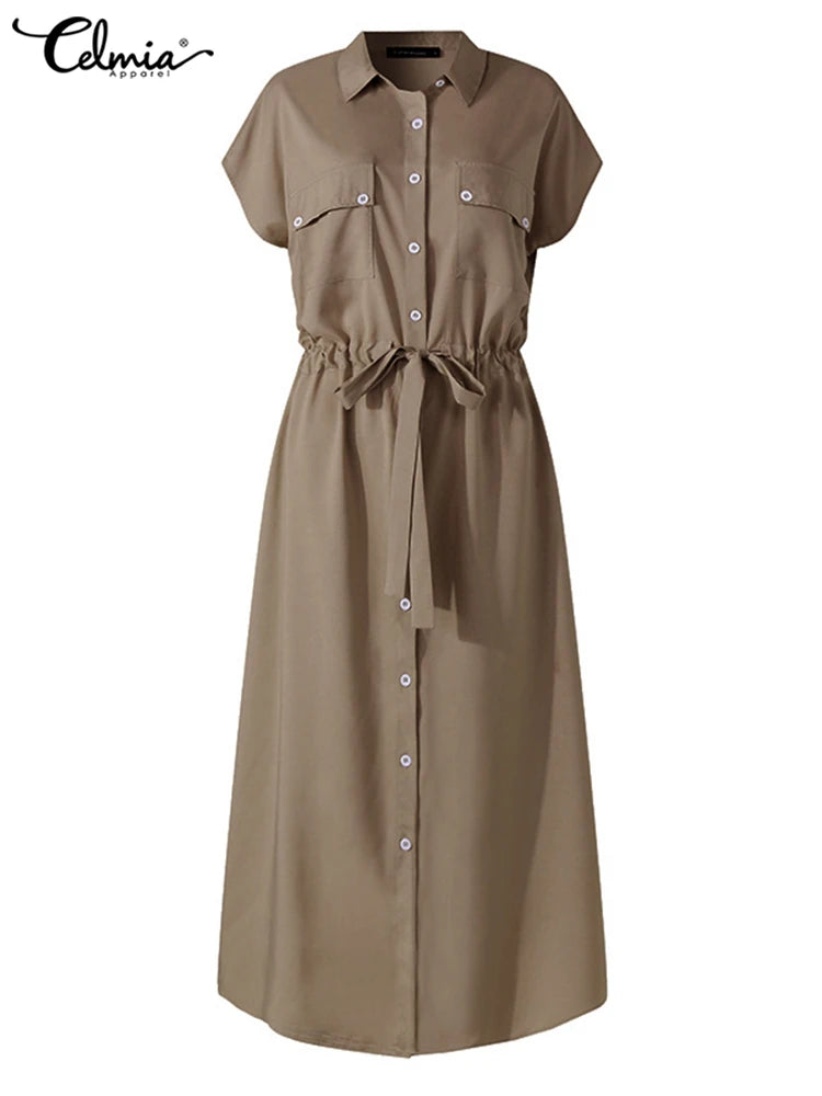 Buttoned down summer dress