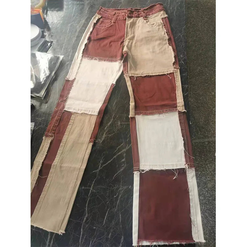 Patchwork pants (Multi color)